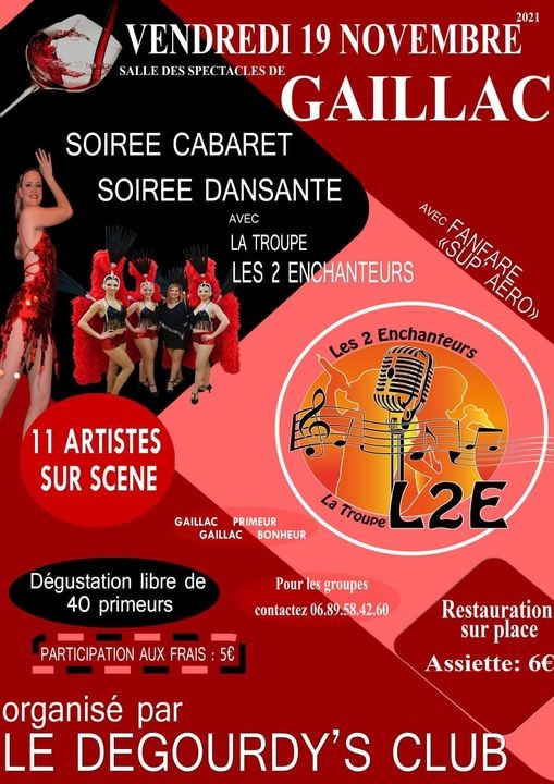 Soiree cabaret novembre