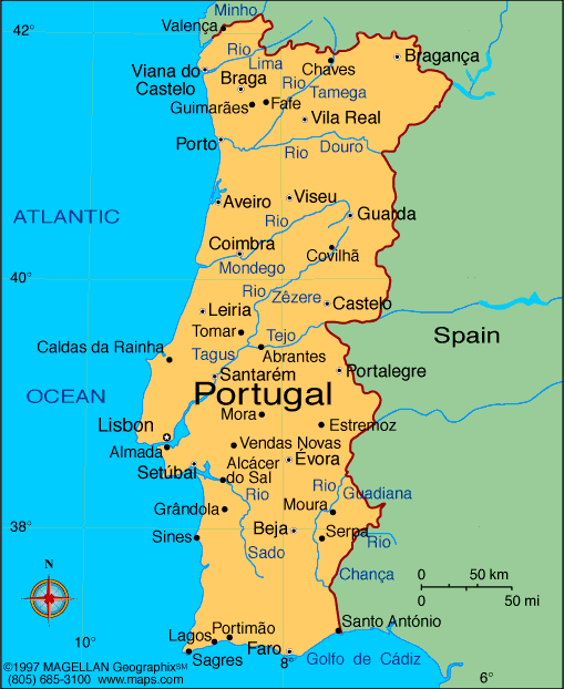Carte portugal