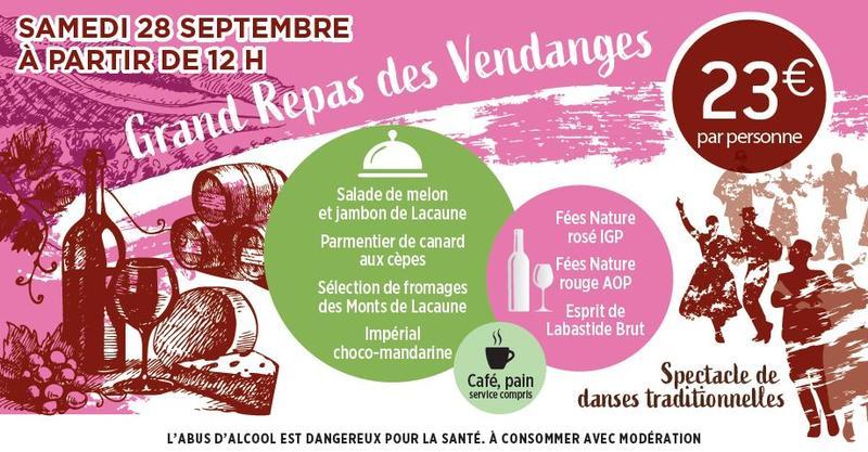 Repas des vendanges labastide 1